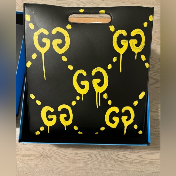 Gucci Ghoste XL leather tote - Picture 3 of 7